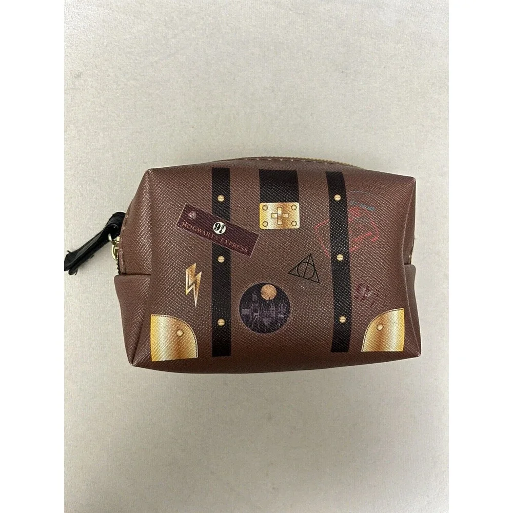 Harry Potter Hogwarts Express 9 3/4 Makeup Cosmetic Zipper Bag Wizarding‎ World